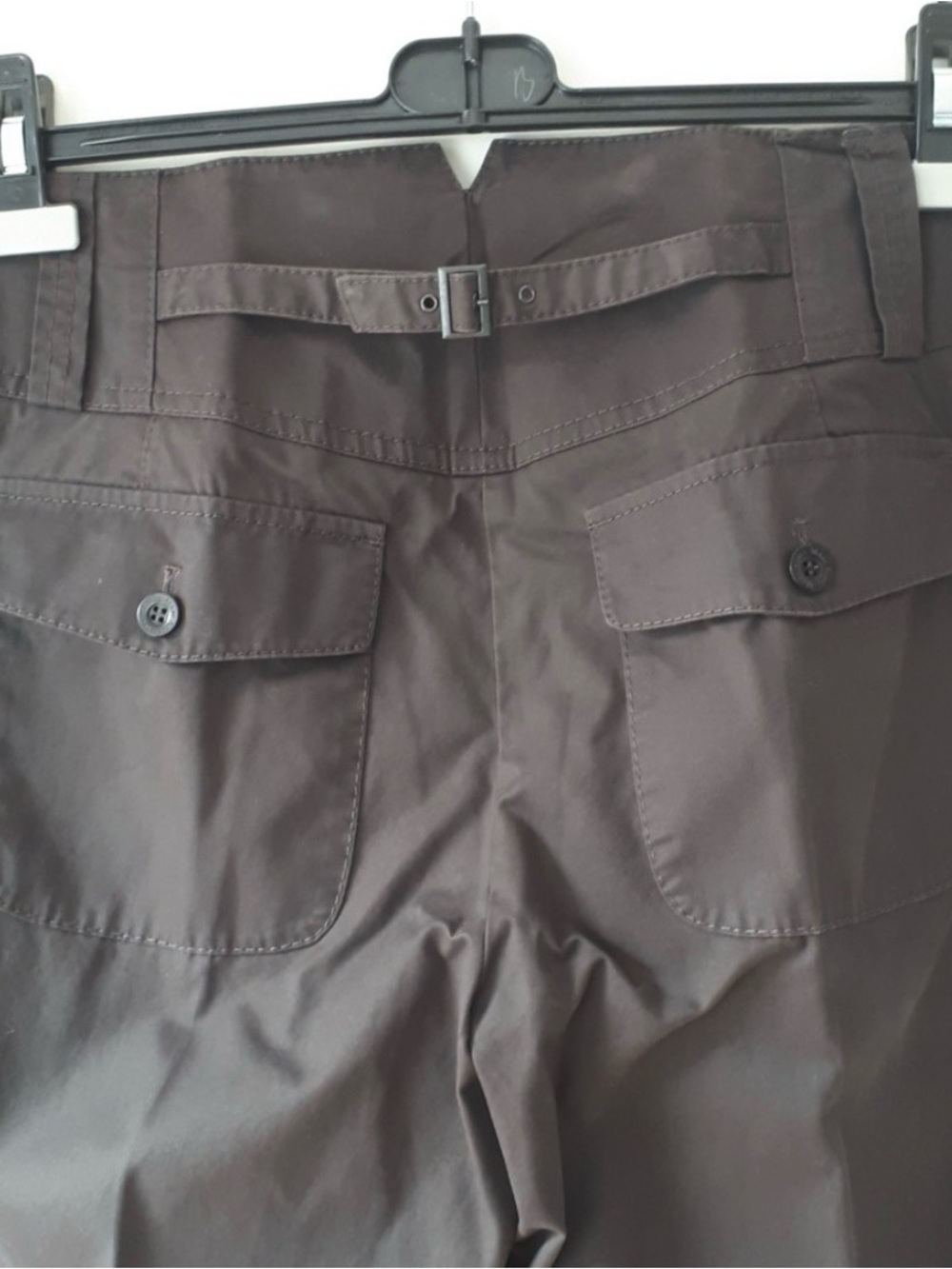 Marc Aurel Chocolate Brown Cotton Utility Trousers Pants NWT - Size 44/Large